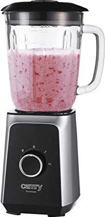 Actual product image Camry Blender CR 4077 Tabletop, 500 W, Jar material Glass, Jar capacity 1.5 L, Ice crushing, Black / (EU plug, 500 W)