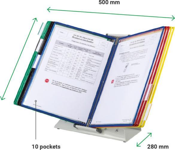 Produktbild Tarifold Klarsichttafel-Tischpult