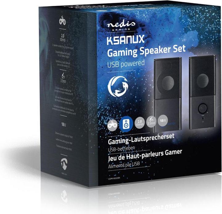 Immagine prodotto Nedis Altoparlante da gioco GSPR10020BK