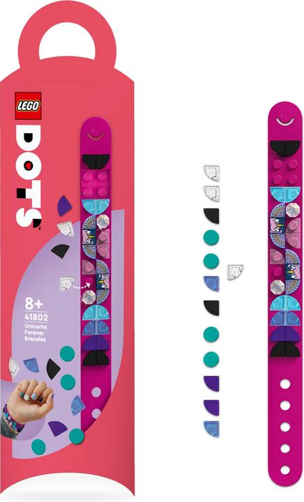 Actual product image LEGO Unicorn bracelet (41802, LEGO Dots)