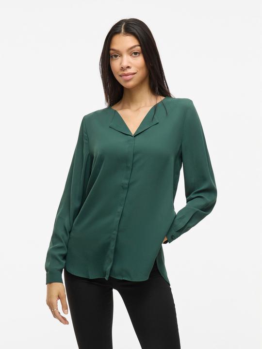 Image du produit Vila Chemise à col fendu High Low (S)