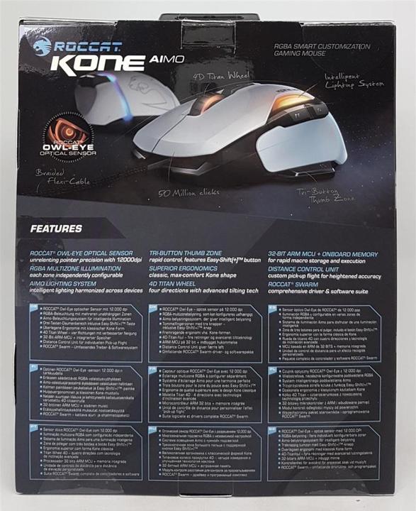 Actual product image Roccat Kone AIMO (Cable)