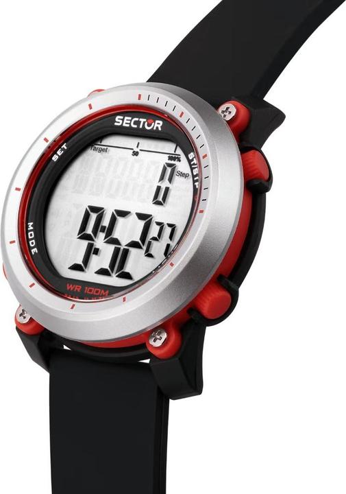 Produktbild Sector R3251546002 EX-38 Herren Digitaluhr 45mm 10ATM (Digitaluhr, 45 mm)