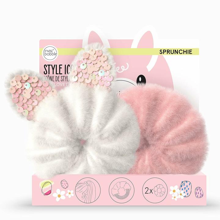 Immagine prodotto Invisibobble cravatta per capelli bambini Sprunchie Duo Pasqua zucchero filato (Elastico per capelli)