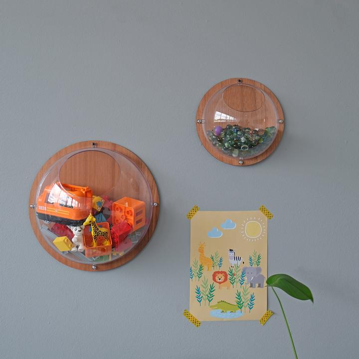 Produktbild Koziol Wanddekoration Orion Ready L, Braun (23 x 34 x 35 cm)