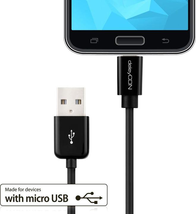 Actual product image deleyCON USB 2.0 cable (2 m, USB 2.0)