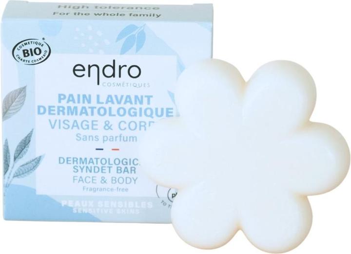 Actual product image Endro Dermatological wash care for face & body without perfume solid (Wash cream, 85 ml)