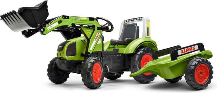 Falk Toys Trattore e rimorchio Claas