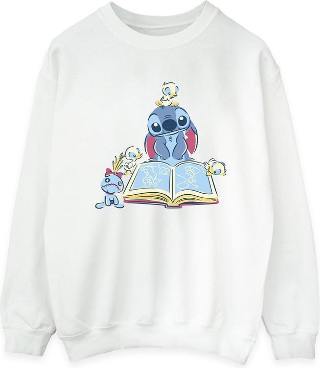 Image du produit Disney - Sweat LILO & STITCH READING A BOOK - Femme (M)