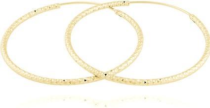 Produktbild JVD Gold plated silver earrings rings SVLE0216XD5GO40 - Diameter: 3 cm