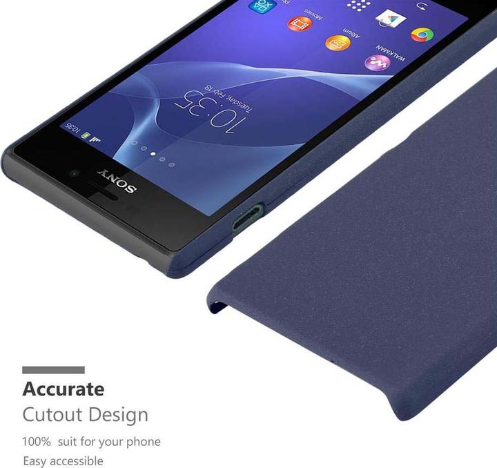 Image du produit Cadorabo Couverture rigide Frosty Cover (Sony Xperia M2 Aqua, Sony Xperia M2)