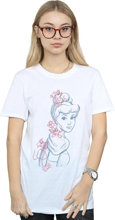 Image du produit Disney - T-shirt CINDERELLA MOUSE SKETCH - Femme (3XL)