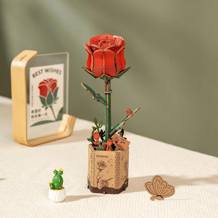 Image du produit Robotime Kit de maquettes 'BOUQUET DE FLEURS'.