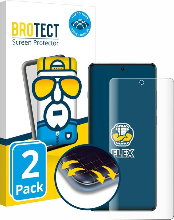 Actual product image BROTECT Full cover screen protector (2 Piece, OnePlus 12R)