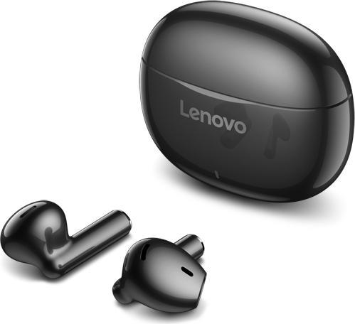 Actual product image Lenovo E310 True Wireless Stereo Earbuds standalone-Black (P) (ANC, 5 h, Wireless)