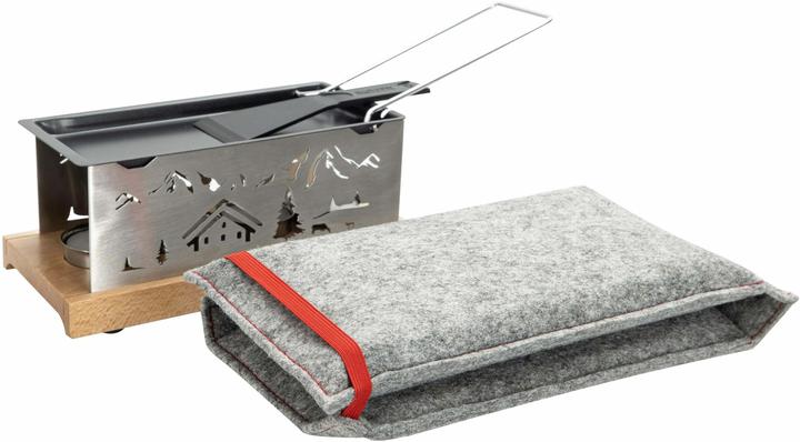 Nouvel Raclette aux bougies à chauffe-plat Village de montagne