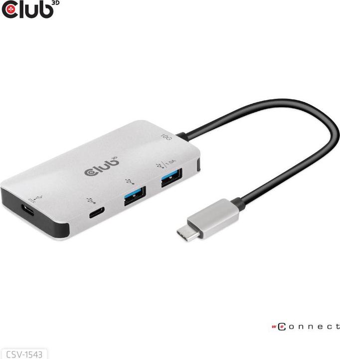 Image du produit Club 3D CSV-1543 (USB-C, 4 Ports)