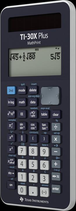 Produktbild TI 30X Plus MathPrint (Solarzellen, Batterien)