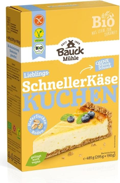Actual product image Bauckhof Quick Cheesecake Baking Mix Organic (485 g)