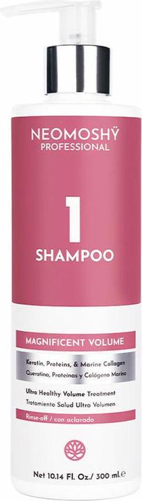 Neomoshy Magnificent Volume Strengthening Shampoo 300ml (300 ml, Flüssiges Shampoo)