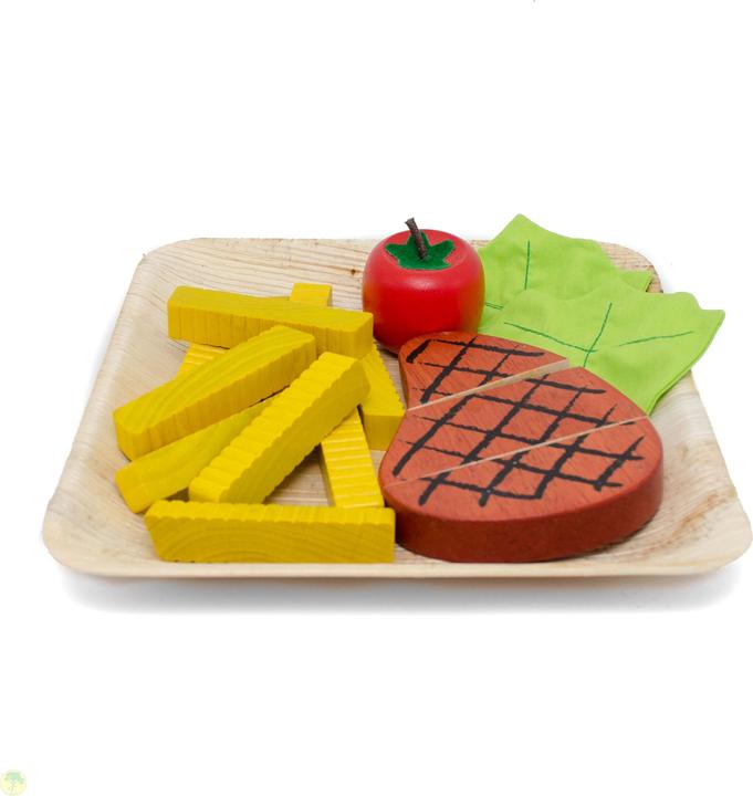Image du produit Activity Board Steak frites, jouets en bois