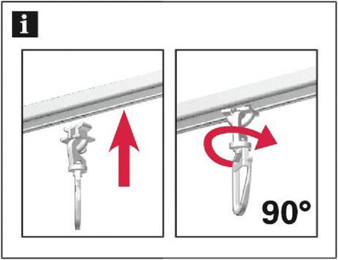 Image du produit Gardinia Coulisseau pivotant