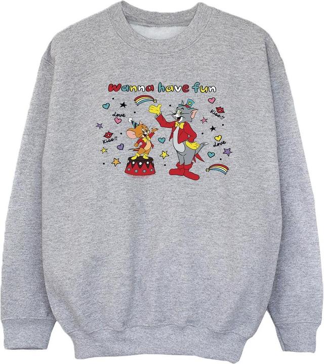 Actual product image Tom & Jerry Girls Wanna Have Fun Sweatshirt (116)