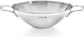 Actual product image de Buyer Affinity wok with 2 handles, induction (32 cm, Wok, Stainless steel)