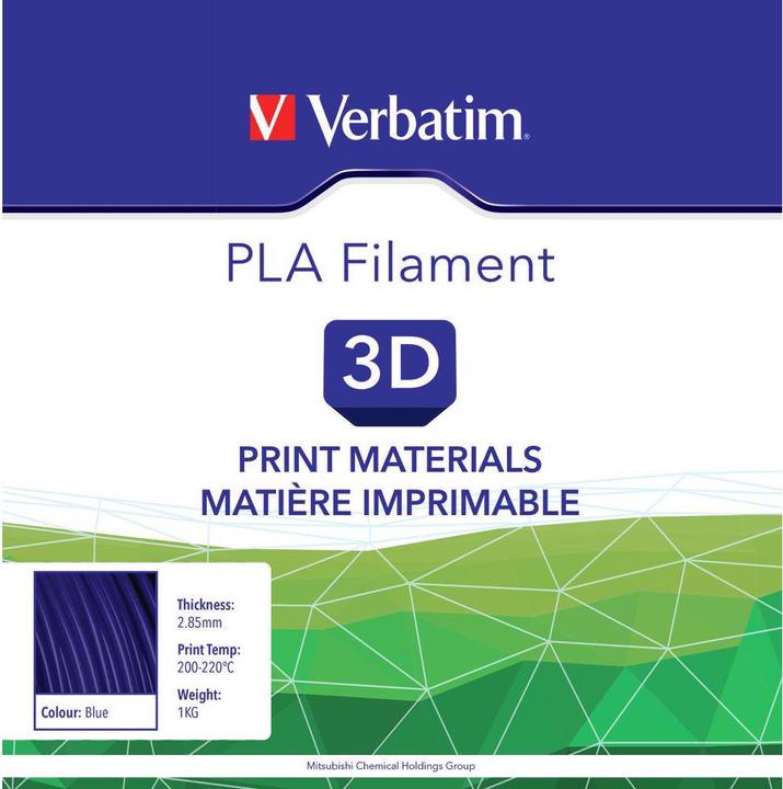 Produktbild Verbatim Filament (PLA, 1.75 mm, 1000 g, Blau)