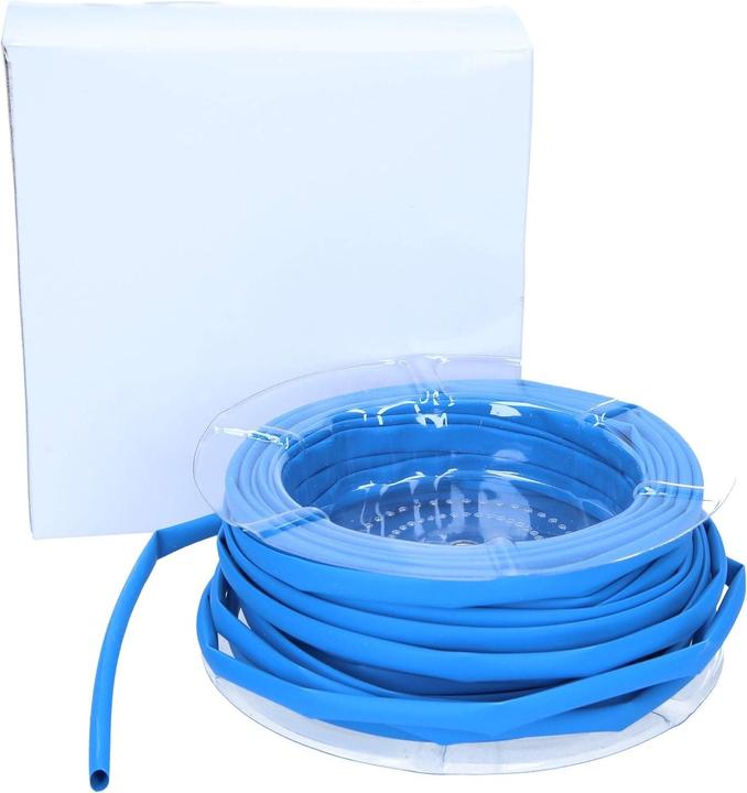 Produktbild Kalitec 12m Schrumpfschlauch blau von 4,8mm auf 2,4mm I 2:1 I Industriequalität vom deutschen Händler (1 x)