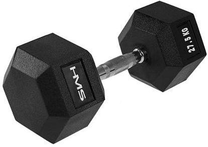 Image du produit HMS haltère Hex Pro gumowany 1 x 27.5 kg (1 x 27,5 kg)