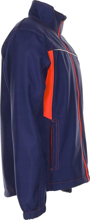 Productafbeelding Planam Basalt Neon werkjas softshell jas marine oranje maat XXL (XXL)