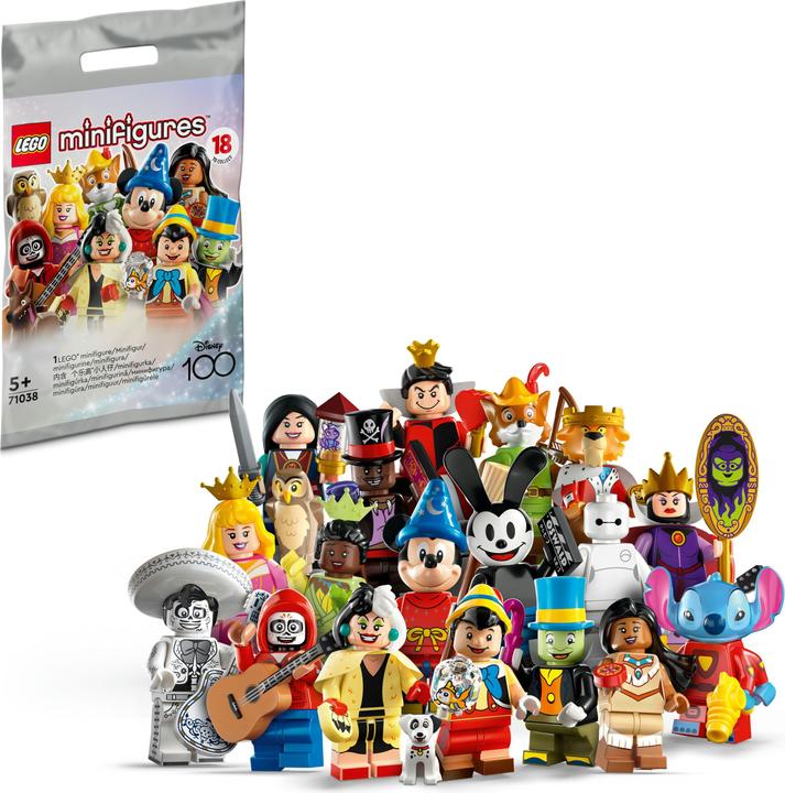 Immagine prodotto LEGO Minifigure Disney 100 (71038, LEGO Minifigures)