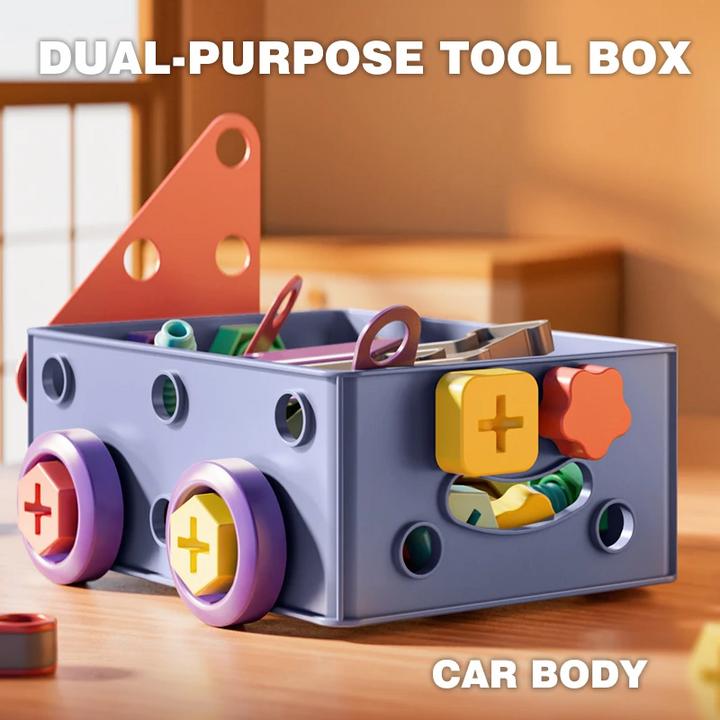 Produktbild Activity Board DIY Schraube Reparatur Kit Spielzeug für Kinder Mutter Demontage Montage Werkzeug Set Kreative 3D