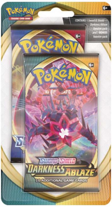 Actual product image Pokémon Sword & Shield Darkness Ablaze 2-Pack Blister (English)