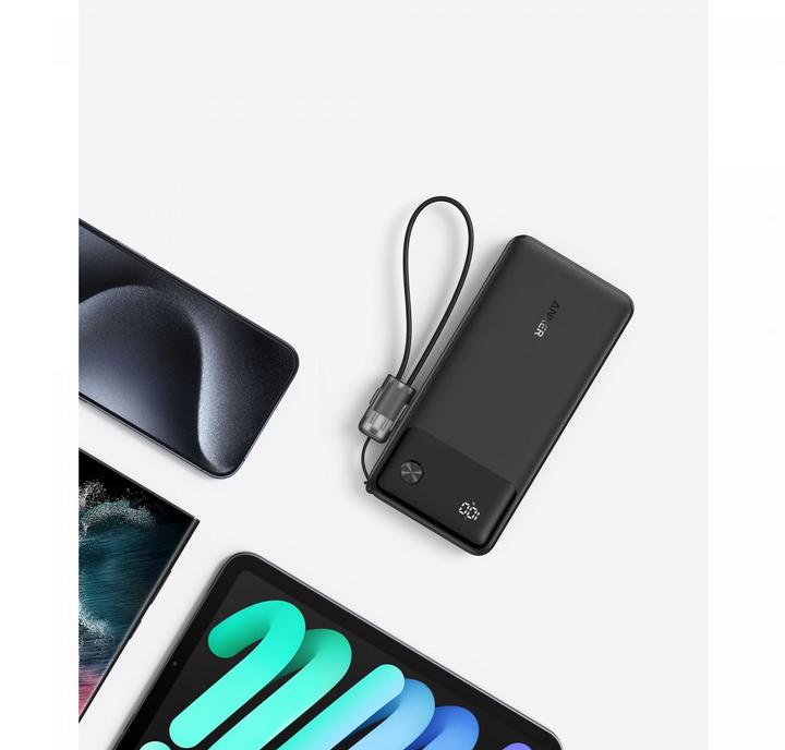 Produktbild Anker PowerBank 10000mAh 22.5W black (10000 mAh, 22.50 W, 22.50 Wh)