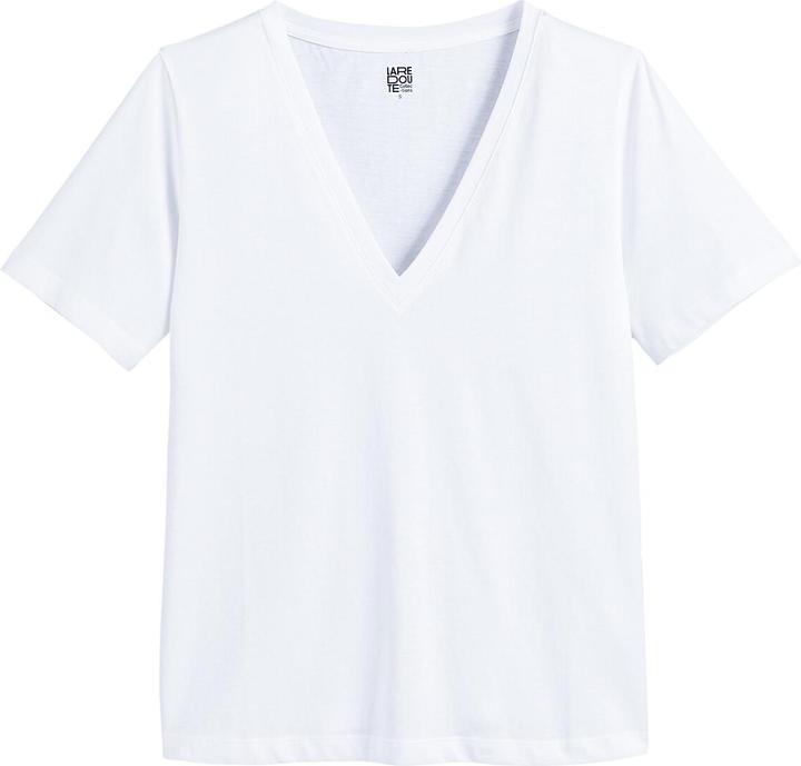 Produktbild La Redoute Collections T-Shirt mit V-Ausschnitt (XXL)