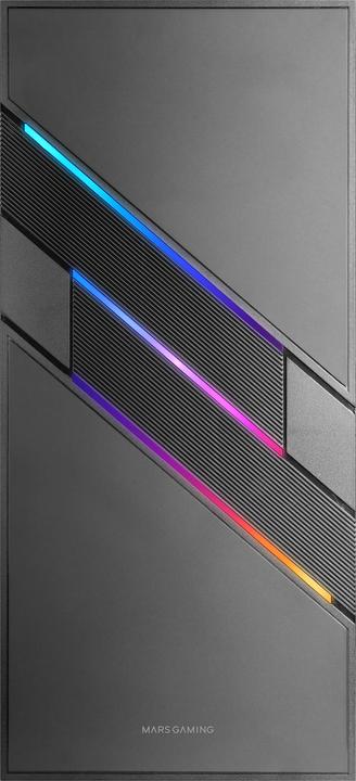 Image du produit Mars Gaming Boitier Moyen Tour Xl-Atx Mc-U3 RGB Avec Panneau Vitré (Noir) (mATX, Mini-ITX, ATX)