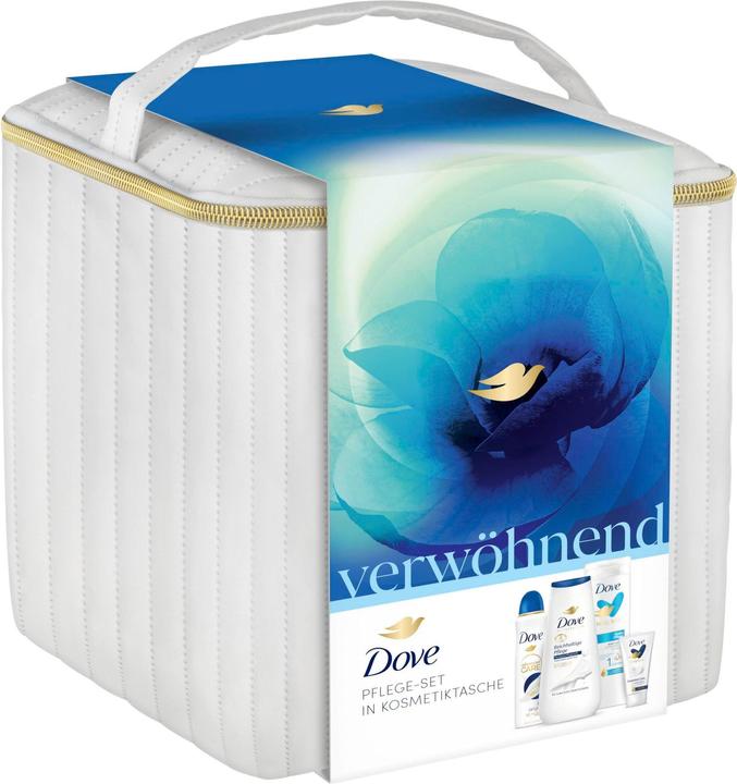 Image du produit Dove Coffret cadeau Chouchouter avec trousse de maquillage 4 pièces (Set soin du corps)