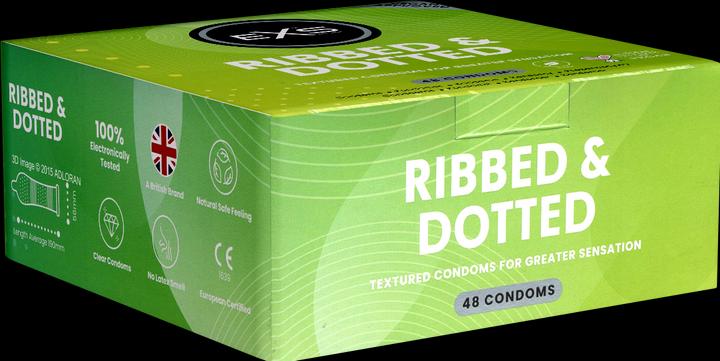 Actual product image Pipedream Ribbed and Dotted Retail Pack - 48 pcs (48 pcs.)