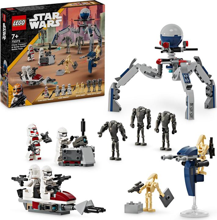 Image du produit LEGO 75372 Clone Trooper™ & Battle Droid™ Battle Pack (75372, LEGO Star Wars)