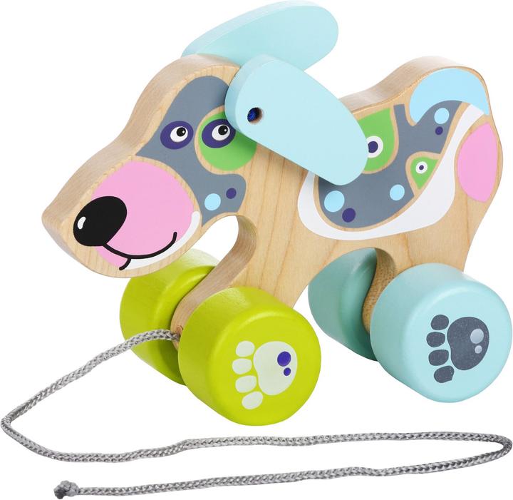 Image du produit Cubika Chien en bois à tirer
