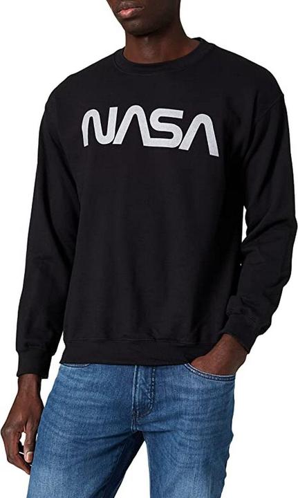 Immagine prodotto Nasa Felpa in cotone con logo moderno per uomo (S)