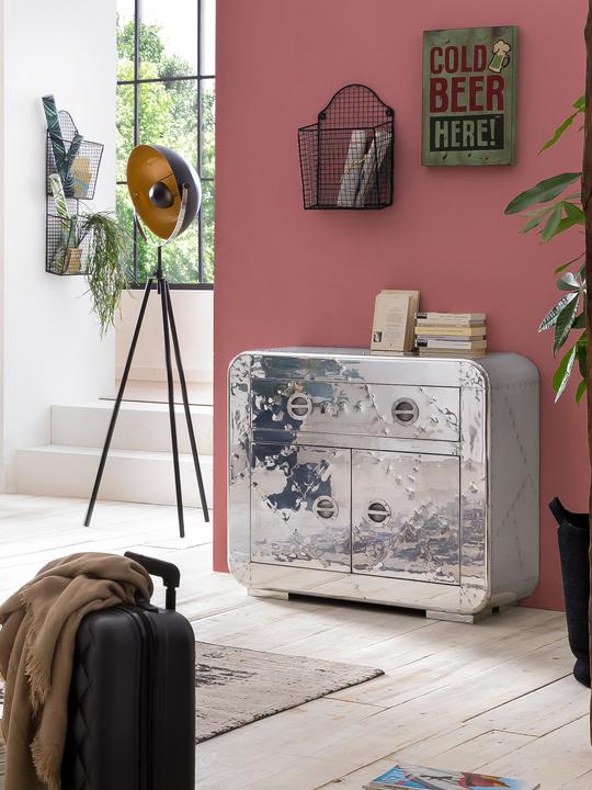 Produktbild SIT Möbel Kommode Aero silber (80 x 90 x 40 cm)
