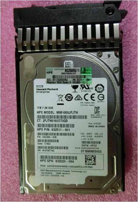 Productafbeelding HPE 1TB 12G SAS MDL 7,2K SFF (1 TB, 2.5", SMR)