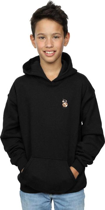 Actual product image Star Wars Boys The Force Awakens BB-8 Chest Print Hoodie (128)