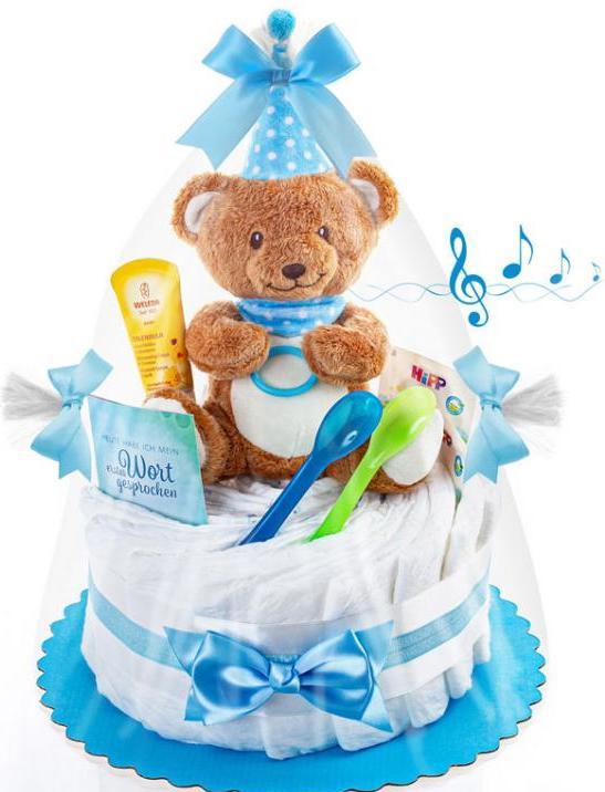Image du produit Timfanie Gâteau de couches avec boîte à musique