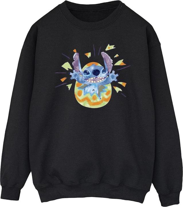 Actual product image Disney Mens Lilo & Stitch Cracking Egg Sweatshirt (M)