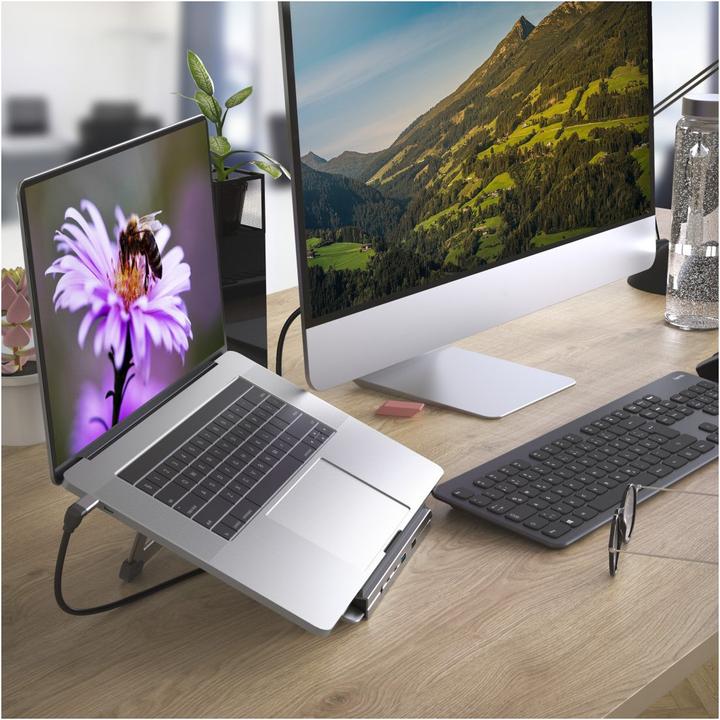 Produktbild Hama Connect2Office Stand (USB-C, 12 Ports)