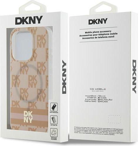 Actual product image DKNY DKHMP13LHCPTSP iPhone 13 Pro / 13 6.1" różowy/pink hardcase IML Checkered Mono Pattern & Printe (Apple iPhone 13 Pro)